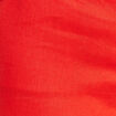 Pantalon coupe chino en lin ceintur&eacute; orange femme