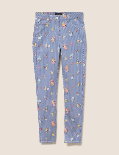 Pantalon magique Le L&eacute;ger coupe ajust&eacute;e bleu femme