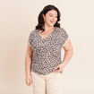 T-shirt manches courtes sable femme