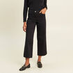 Pantalon magique coupe large l'unique noir femme