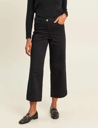 Pantalon magique coupe large l'unique noir femme