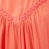 Blouse manches 34 orange clair femme