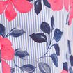 Chemise ajust&eacute;e manches longues bleu fonc&eacute; femme