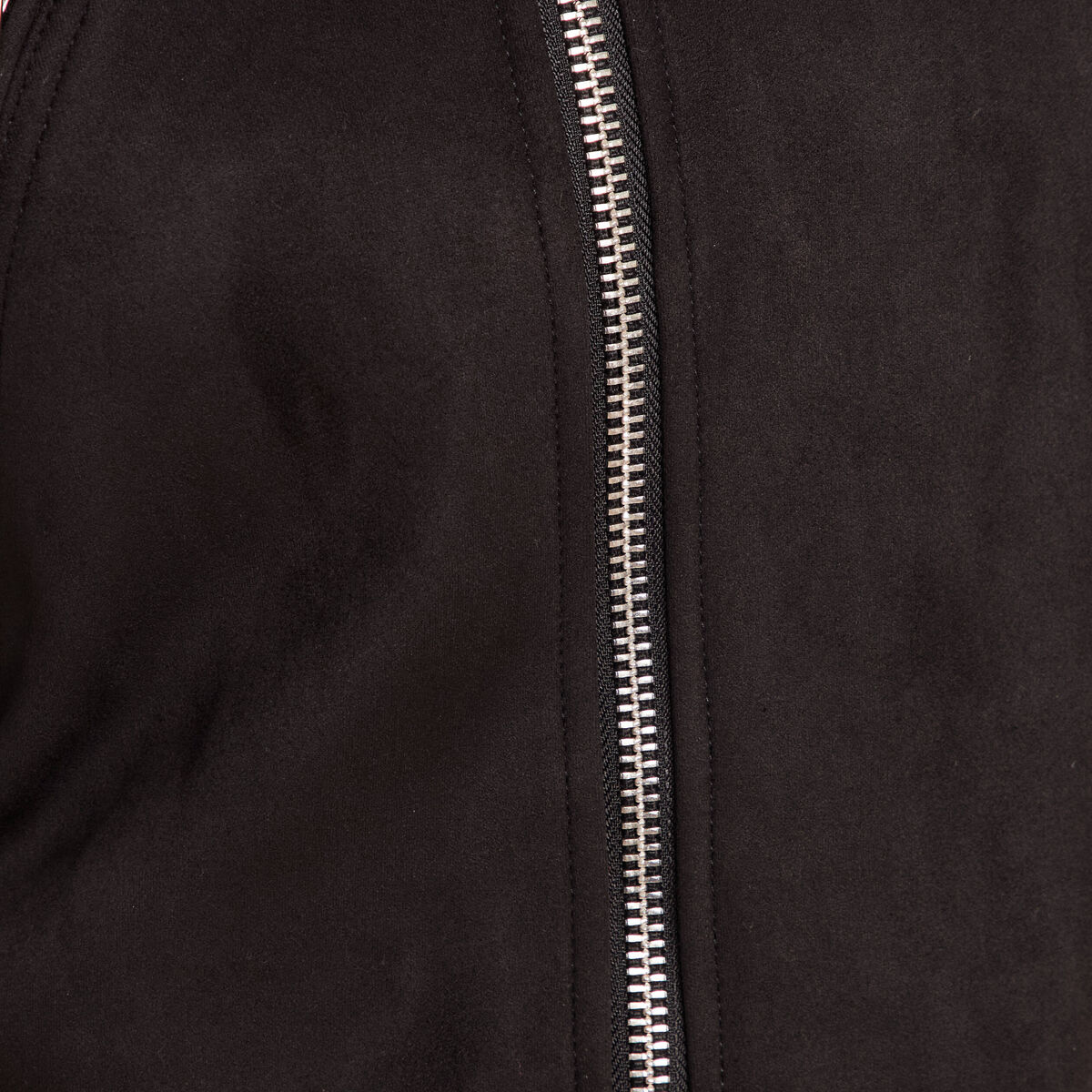 Manteau cintr&eacute; mi-long &agrave; capuche noir femme