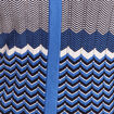 Pull &agrave; manches courtes bleu femme
