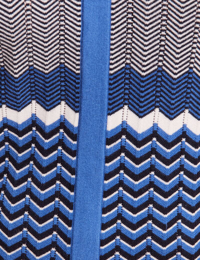 Pull à manches courtes bleu femme