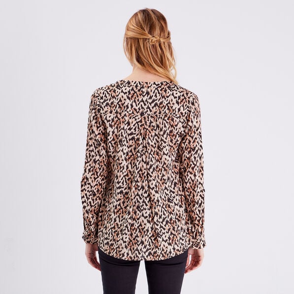 blouse manches longues beige femme Blouse manches longues beige femme