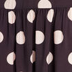 Jupon &agrave; pois noir femme