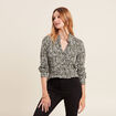 Chemise manches longues vert femme