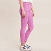 Pantalon léger taille standard 7/8ème mauve femme