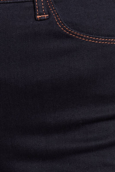Jean magique ajusté taille standard denim brut femme