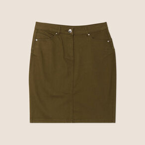 jupe droite vert olive femme Jupe droite vert olive femme