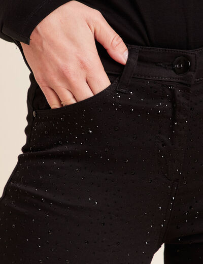 Pantalon magique Le L&eacute;ger coupe ajust&eacute;e noir femme