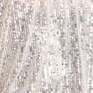 Veste kimono courte sequins couleur or femme