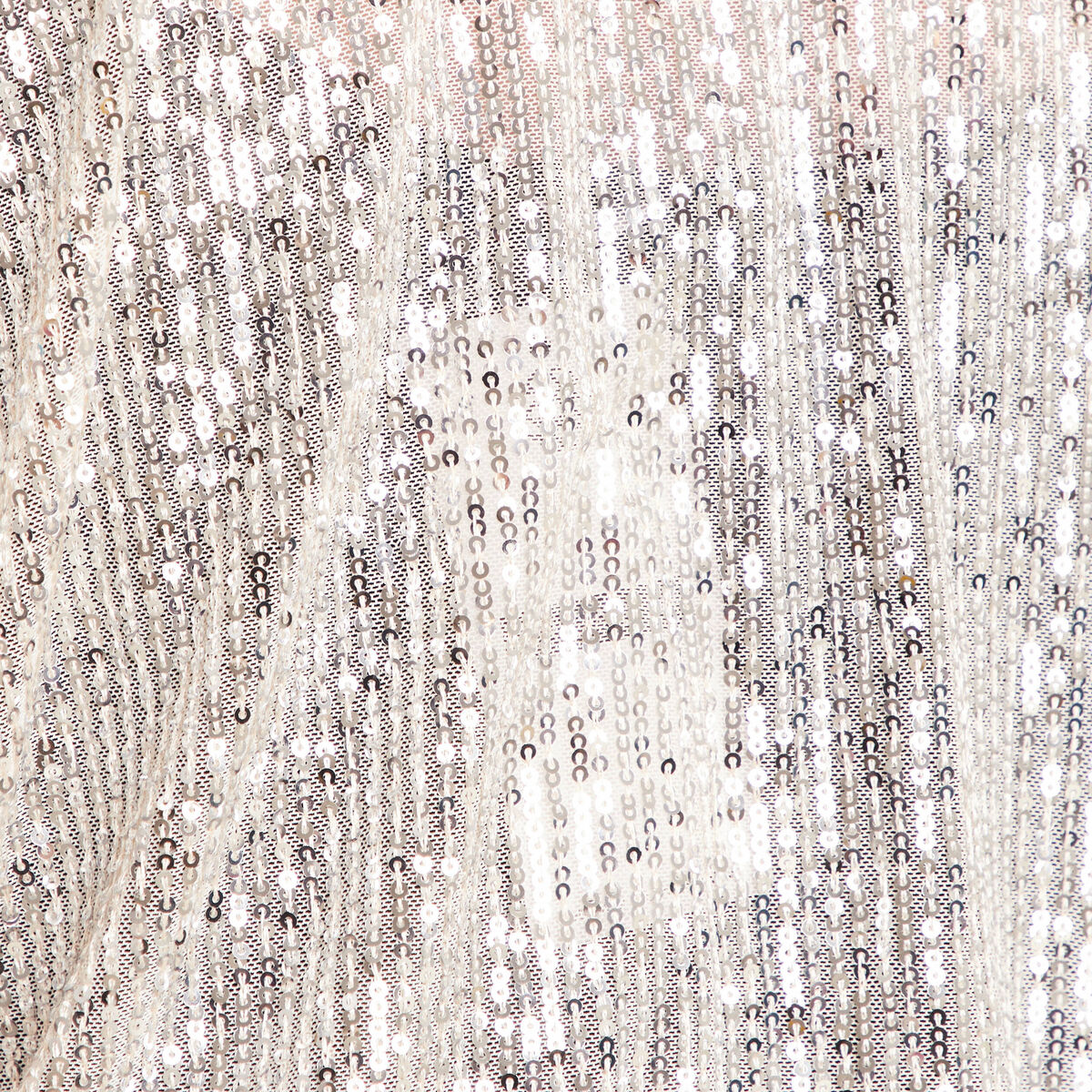 Veste kimono courte sequins couleur or femme