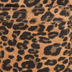 Jupe longue droite marron femme