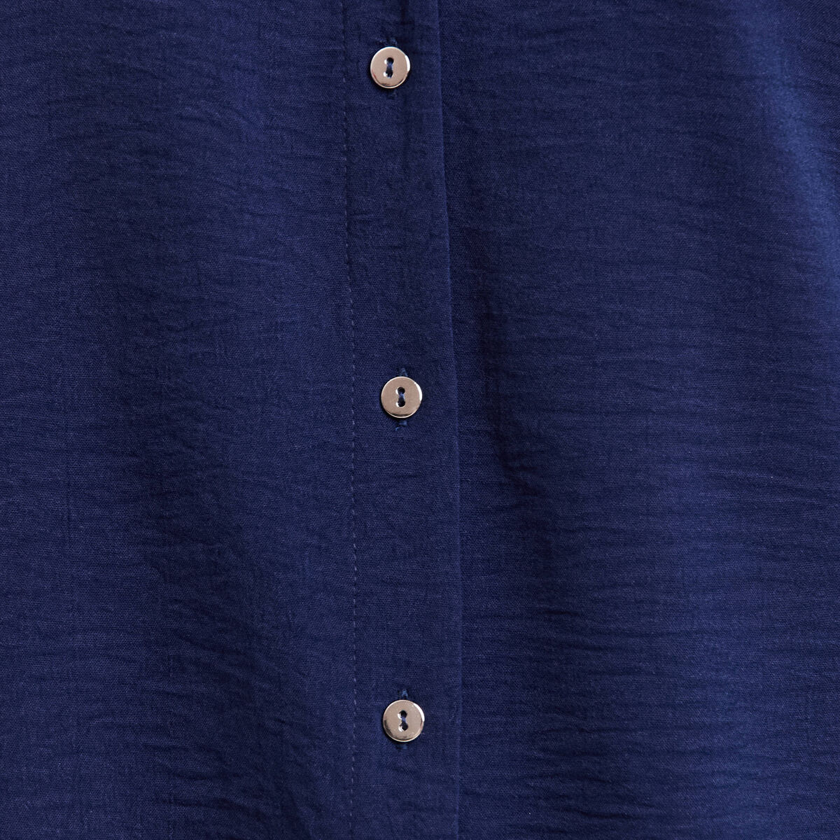 Chemise à manches longues bleu marine femme