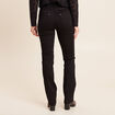 Jean coupe droite taille haute noir femme