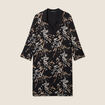 Robe droite réversible noir femme