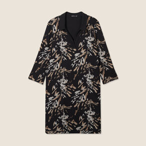 Robe droite réversible noir femme