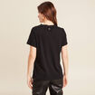 T-shirt manches courtes noir femme