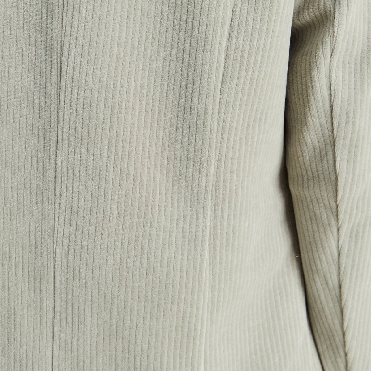 Veste tailleur velours vert clair femme