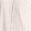 Chemise sans manches col chemise fluide taupe femme