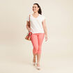 T-shirt manches courtes ecru femme