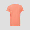 T shirt manches courtes orange clair femme