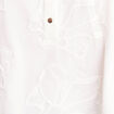 Blouse ample manches longues fluide ecru femme