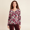 Pull manches longues beige femme