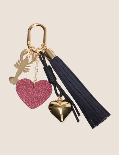Porte-cl&eacute;s multicolore femme