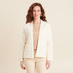 Veste matelassée ecru femme