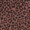 Jupe longue effet satin marron femme