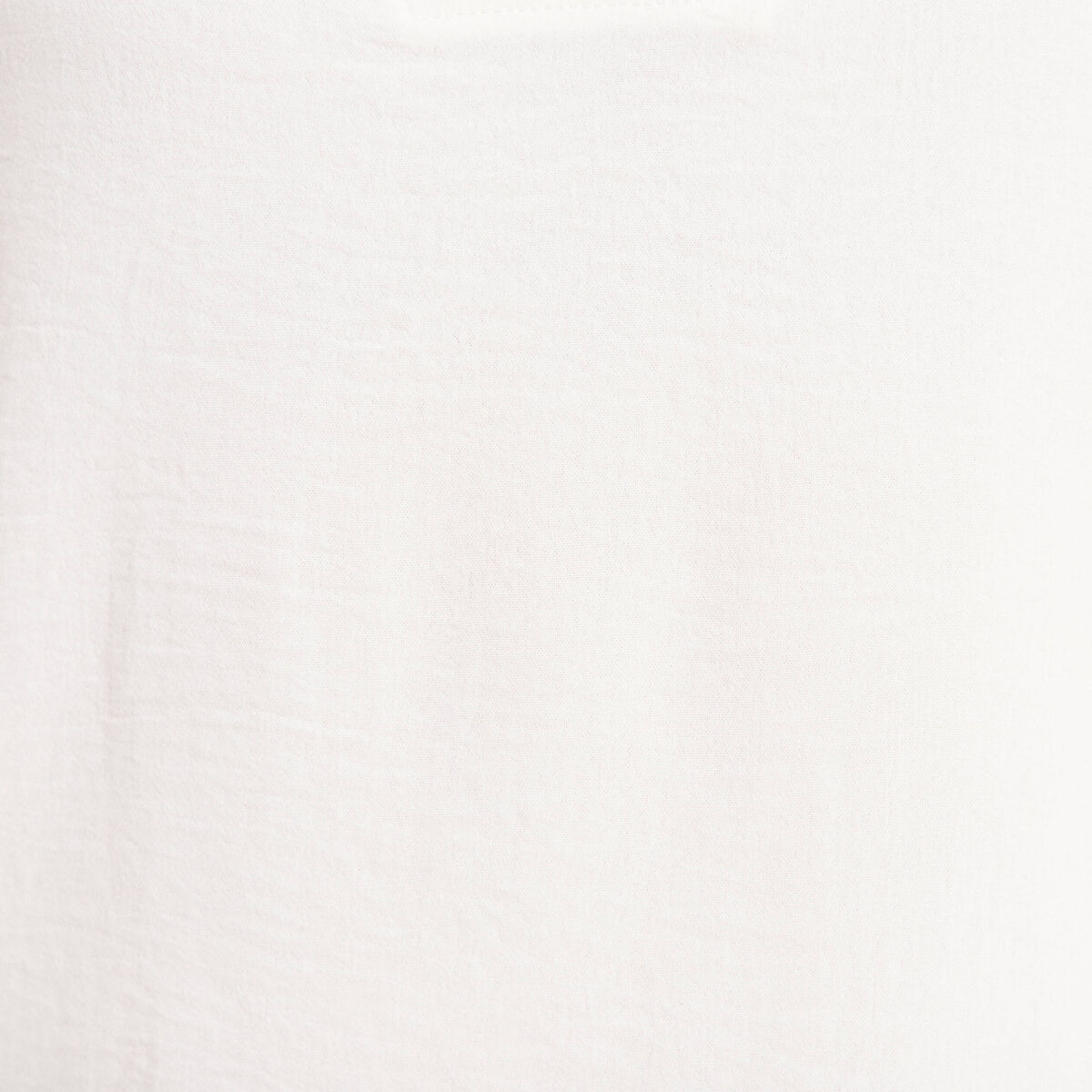 Blouse fluide manches courtes ecru femme