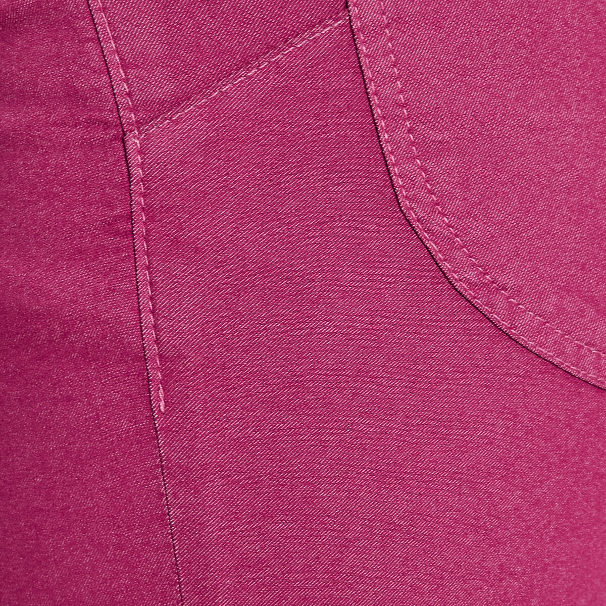 Pantacourt magique Le L&eacute;ger coupe droite rose fushia femme