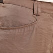 Pantalon large taille haute taupe femme