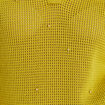 Polo ajour&eacute; col chemise manches courtes vert olive femme