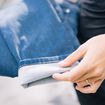 Jeans chaud magique denim brut femme