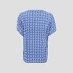 T-shirt à manches courtes bleu foncé femme