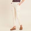 Pantalon jogpant 7/8ème ecru femme