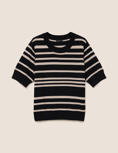 Pull noir femme