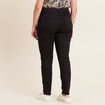 Jean magique ajusté taille standard noir femme