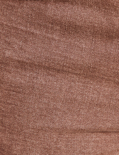 Jean standard marron clair femme