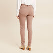 Jean magique ajusté taille standard taupe femme