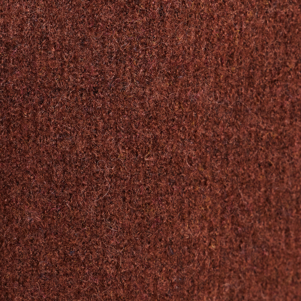 Gilet col rond marron fonc&eacute; femme