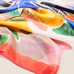 Foulard 100% soie multicolore femme