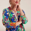 Chemise manches longues vert femme