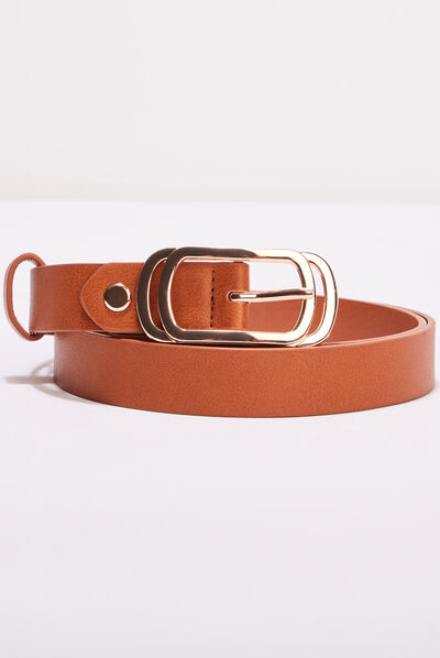 Ceinture camel femme