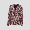 Blouse manches longues noir femme